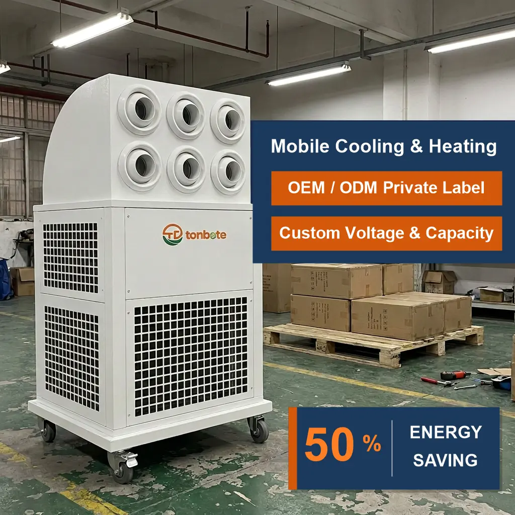 ຂາຍສົ່ງ Custom 380V Portable All in One ເຄື່ອງປັບອາກາດອຸດສາຫະກໍາສໍາລັບການກໍ່ສ້າງບ່ອນເຮັດວຽກສາງ ຂາຍສົ່ງ Custom 380V Portable All in One ເຄື່ອງປັບອາກາດອຸດສາຫະກໍາສໍາລັບການກໍ່ສ້າງບ່ອນເຮັດວຽກສາງ